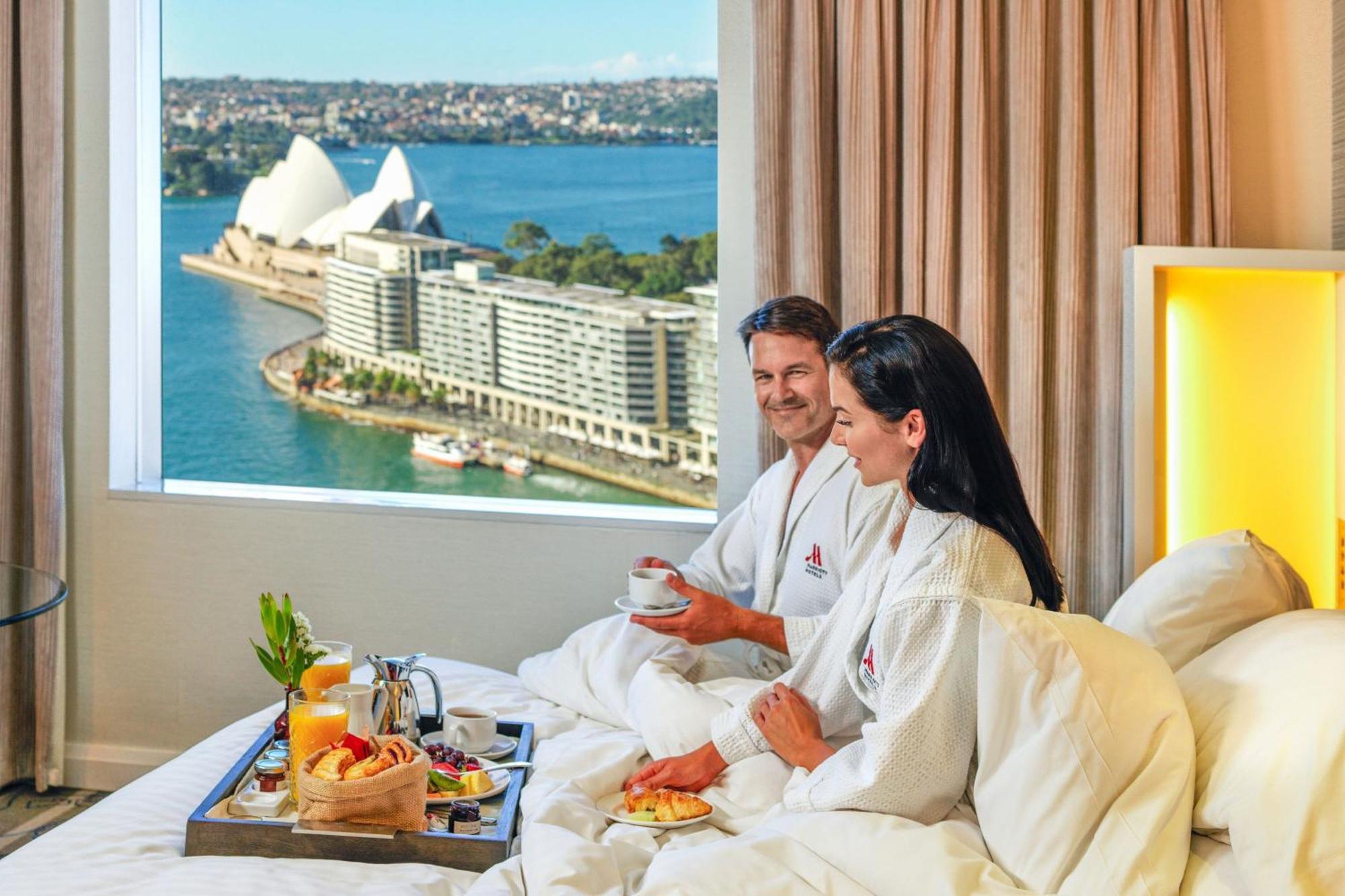 Sydney Harbour Marriott Hotel At Circular Quay Exterior foto A room with a view of the Sydney Opera House