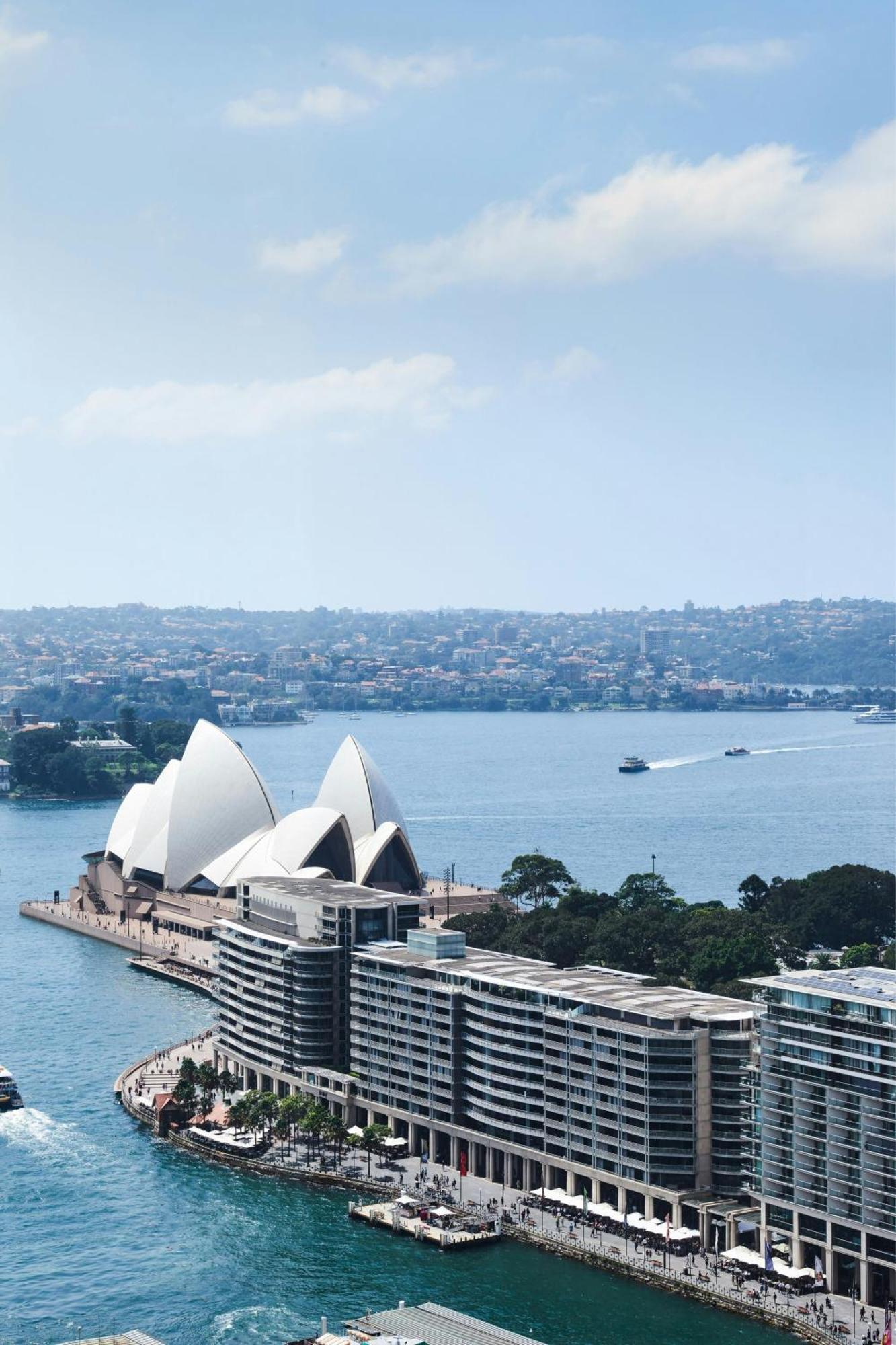 Sydney Harbour Marriott Hotel At Circular Quay Exterior foto The Sydney Opera House
